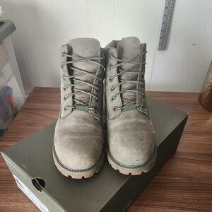 Olive Green Timberland Boots